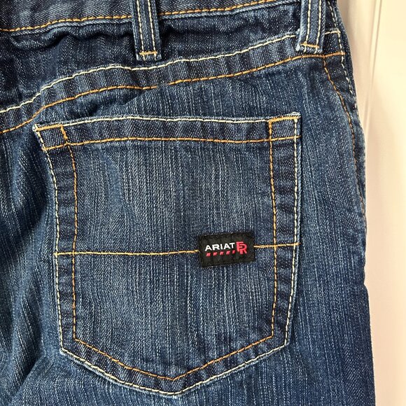 Ariat FR Jeans Mens 36 x 34 M3 Loose Straight Fire Flame Resistant Work Denim - Picture 8 of 10